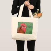 Black Copper Maran Rooster Grote Tote Bag (Voorkant (product))