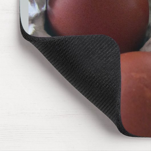 Black Copper Marans Egg Mousepad Muismat (Hoek)