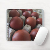 Black Copper Marans Egg Mousepad Muismat (Met muis)