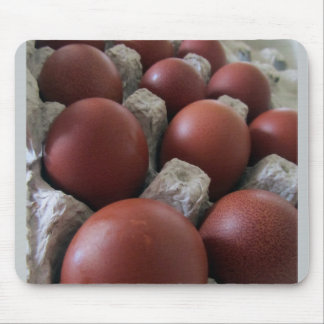 Black Copper Marans Egg Mousepad Muismat