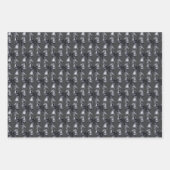 Black Coquette Bow Inpakpapier Vel (Voorkant 3)