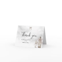 Black Coquette Minimalist Elegant 50th Birthday