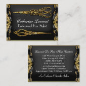 Black Core Hazelhurst Double Scissor Visitekaartje (Voorkant / Achterkant)