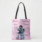 BLACK CORSAIR Pirate Treasure Maps, roze Lila Tote Bag (Voorkant)
