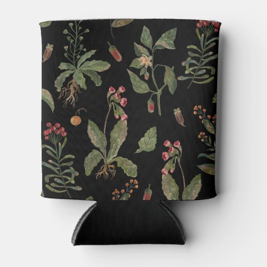 Black Cottagecore Herb Blikjeskoeler (Voorkant)