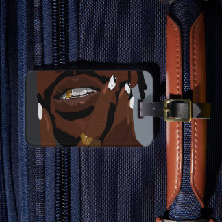 Black couple artwork art (Black love) Bagagelabel