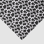 Black Cow Print Tissue Paper Tissuepapier (Detail)
