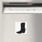Black Cowboy Boot met Spurs Magneet (Insitu (Vaatwasser))