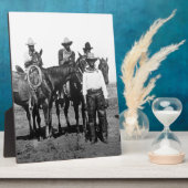 Black Cowboys at Bonham Texas 1890 Fotoplaat (Zijkant)