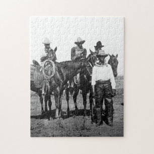Black Cowboys at Bonham Texas 1890 Legpuzzel