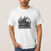 Black Cowboys at Bonham Texas 1890 T-shirt (Voorkant)