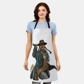 Black Cowgirl Schort (Gedragen)