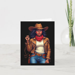 Black Cowgirl Texas Western Rodeo Melanin Black Hi Kaart