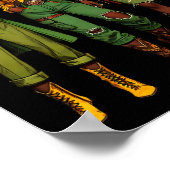 Black Cowgirl Western Rodeo Melanin Juneteenth Bla Poster (Hoek)