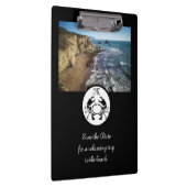 Black Crab Stencil Monogram Foto Klembord (Rechts)