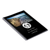 Black Crab Stencil Monogram Foto Notitieboek (Rechterzijde)