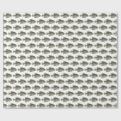 Black Crappie Cadeaupapier (Vlak)