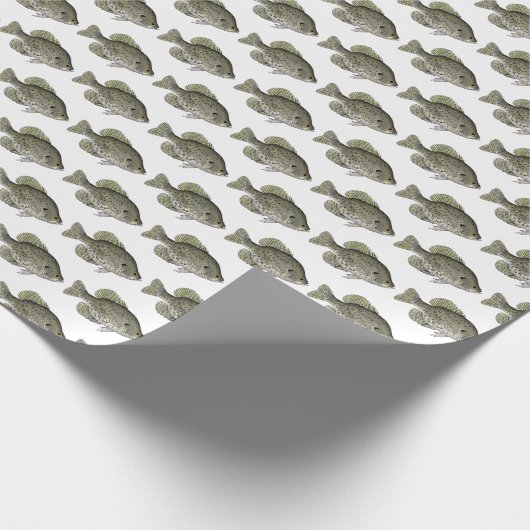 Black Crappie Cadeaupapier (Hoek)