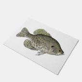 Black Crappie Deurmat (Schuin)