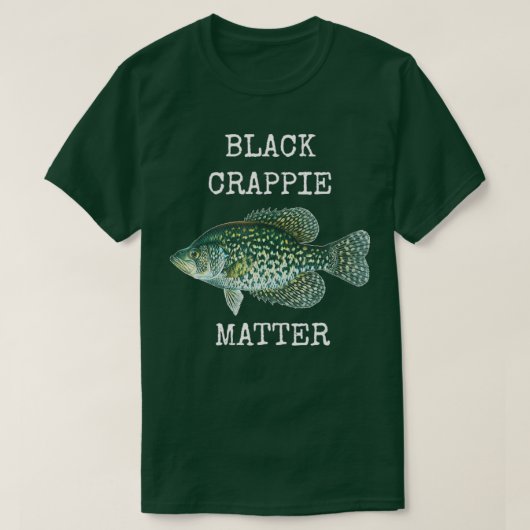 BLACK CRAPPIE MATTER CRAPPIE VIST SHIRT (Design voorkant)