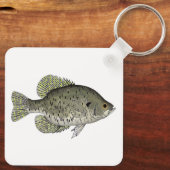 Black Crappie Sleutelhanger (Achterkant)