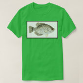 Black Crappie T-shirt (Design voorkant)
