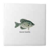 Black Crappie Tegeltje (Voorkant)