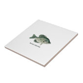Black Crappie Tegeltje (Zijkant)