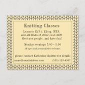 BLACK CREAM BREI "breiklassen" Briefkaart (Voorkant)