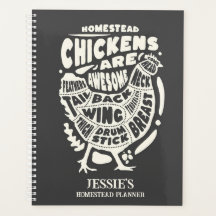 Black Cream Chicken Art Gepersonaliseerde Homestea