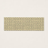 BLACK CREAM KNIT Mini Visitekaartje II (Achterkant)