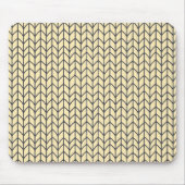 BLACK CREAM KNIT MUISMAT (Voorkant)