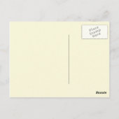 Black & Cream Memorial Family Acknowledding Briefkaart (Achterkant)