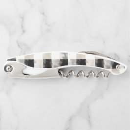 Black Cream Squares Kurkentrekker