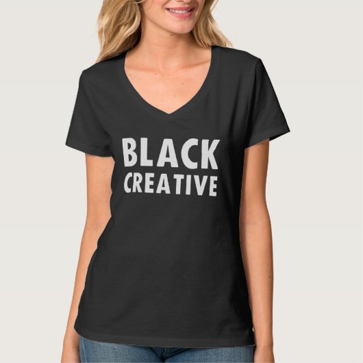 Black Creative T-shirt (Voorkant)