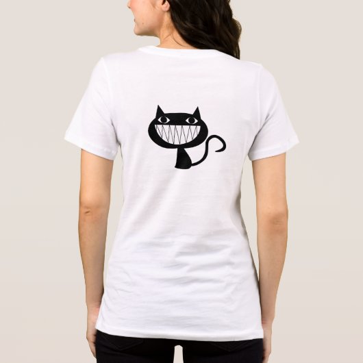 Black Creatures Halloween Tri-Blend Shirt (Achterkant)