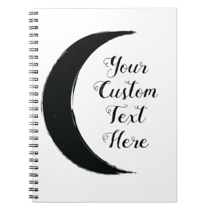 Black Crescent Magic Donkere Maan Astrologie  Notitieboek
