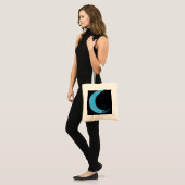Black Crescent Moon Sailor Mam Hoodie Tote Bag (Voorkant (model))
