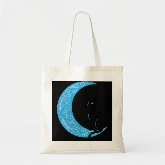Black Crescent Moon Sailor Mam Hoodie Tote Bag (Voorkant)