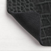Black Croc mousepad Muismat (Hoek)