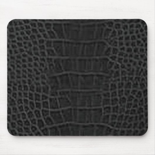 Black Croc mousepad Muismat (Voorkant)