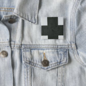 Black Cross, c.1923 Vierkante Button 5,1 Cm (In situ)
