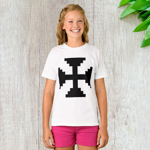 Black Cross Meisjes T-shirt