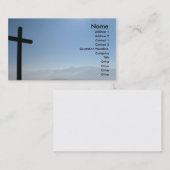 Black Cross-Visitekaartje Visitekaartje (Voorkant / Achterkant)