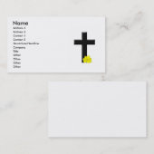 Black Cross-Visitekaartje Visitekaartje (Voorkant / Achterkant)