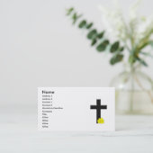 Black Cross-Visitekaartje Visitekaartje (Staand voorkant)