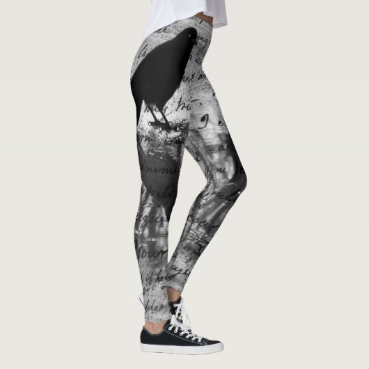 Black Crow Art Leggings (Rechts)