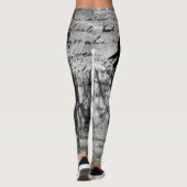 Black Crow Art Leggings (Achterkant)