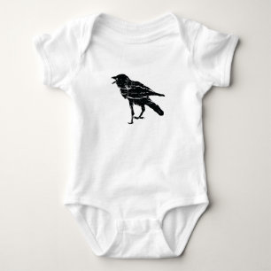 Black Crow Baby One Piece Baby Romper Bodysuit