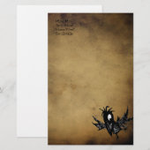 Black Crow Briefpapier (Voorkant / Achterkant)